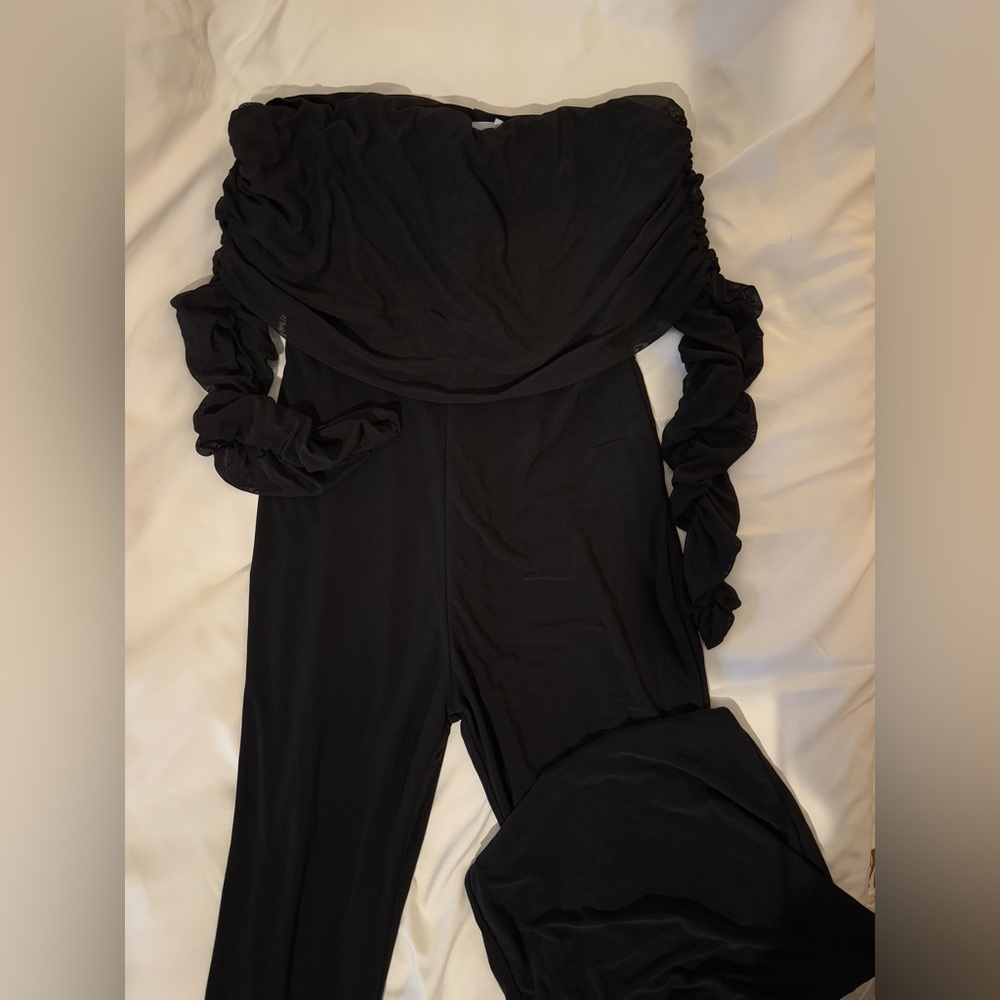 Club London Off the Shoulder Jumpsuit